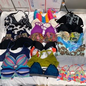 Bundle of 22 Swimsuit Tops